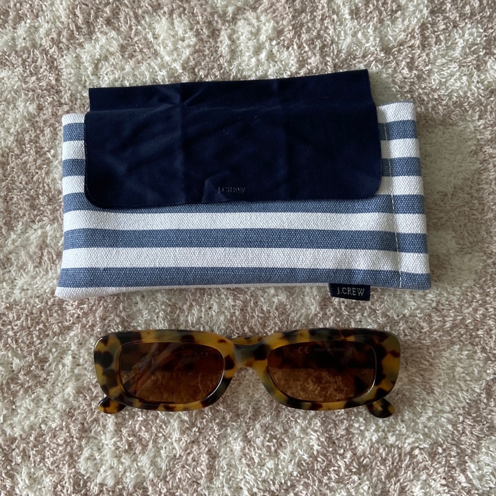 J.Crew sunglasses and case